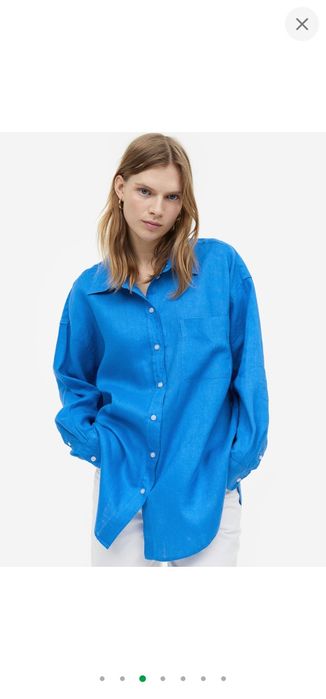 H&M сорочка лен б/у