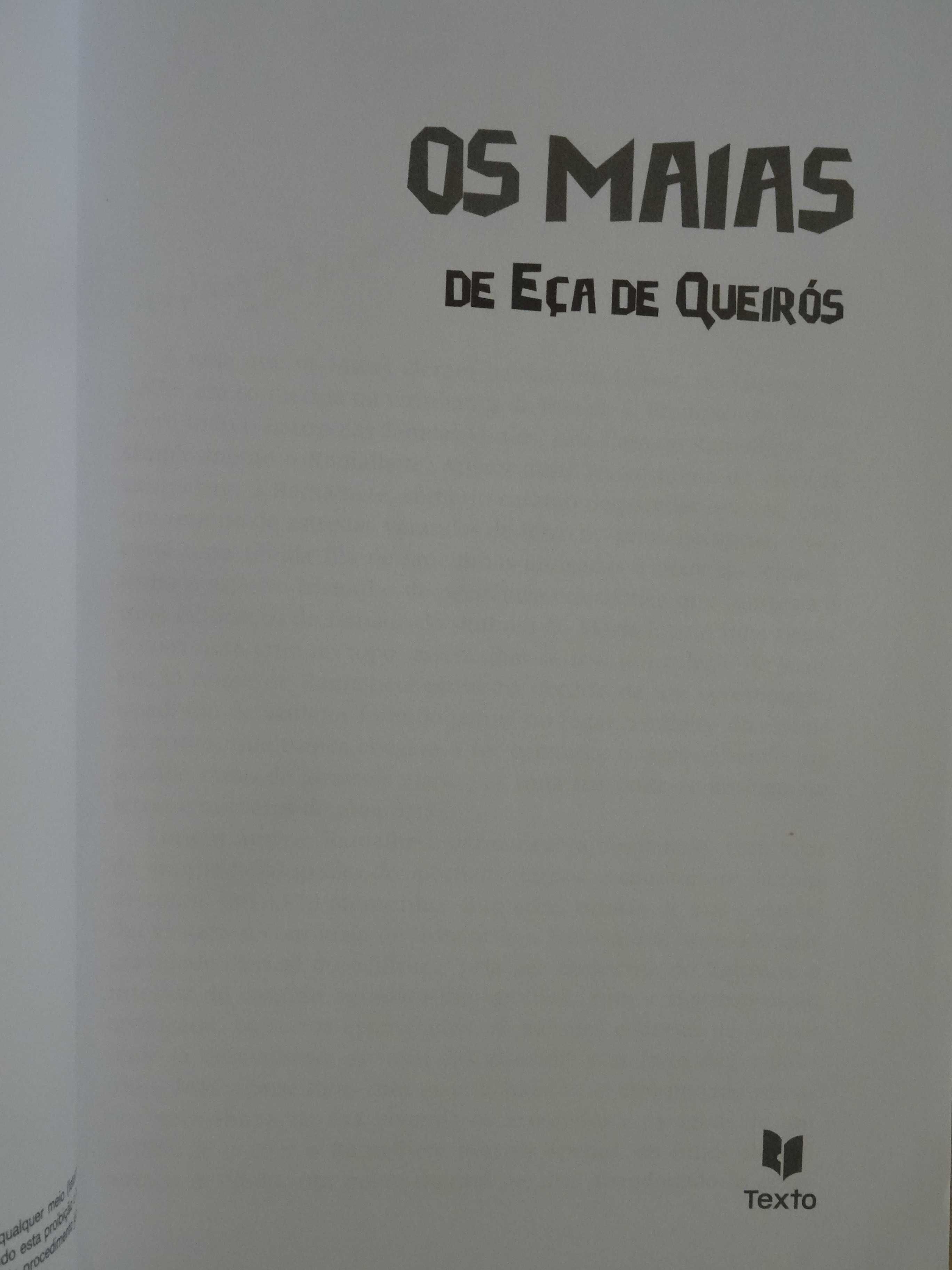 Os Maias de Eça de Queirós - 1ª Edição