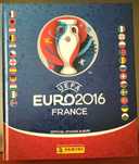 Caderneta de capa dura Euro 2016 completa