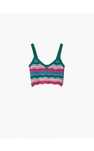 Dzianinowy Top + Spodenki W Paski