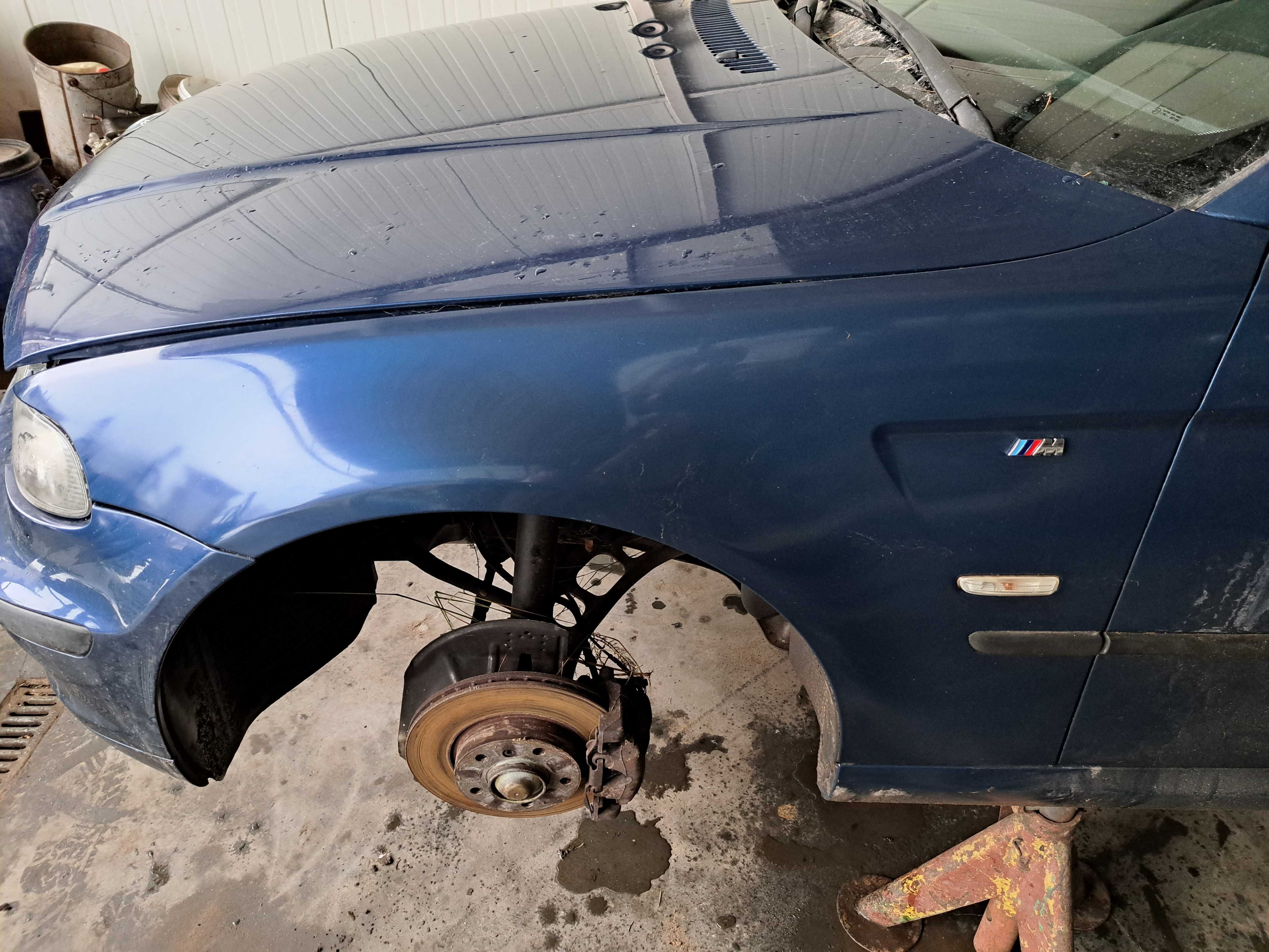 Błotnik lewy przód BMW e46 kompakt mysticblau A07/5