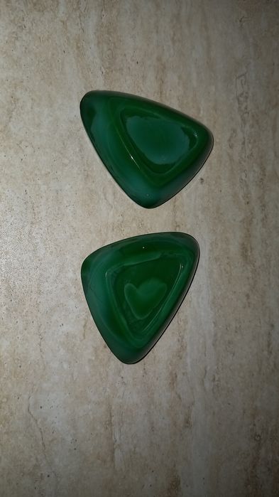 Zielone popielniczki PRL stan doskonały