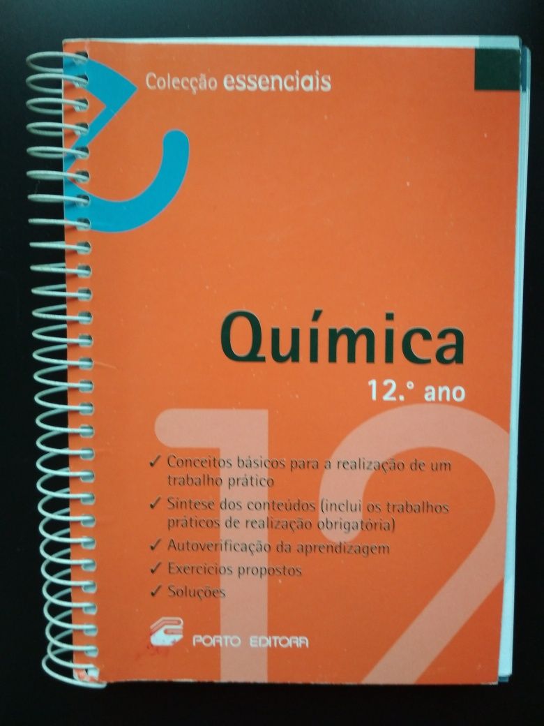 Química 12° ano Porto editora (Colecção Essenciais)