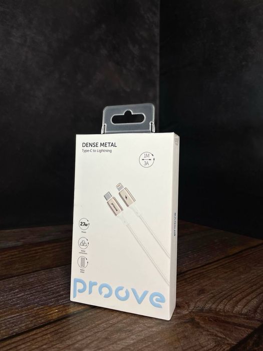 Кабель Proove Dense Metal Type-C to Lightning 27W (1m)