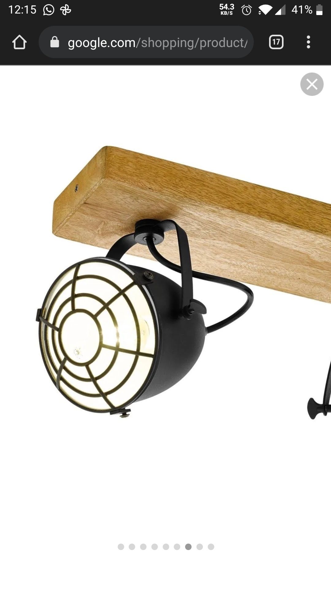 Lampa loft, vintage, industrial - Eglo 49078