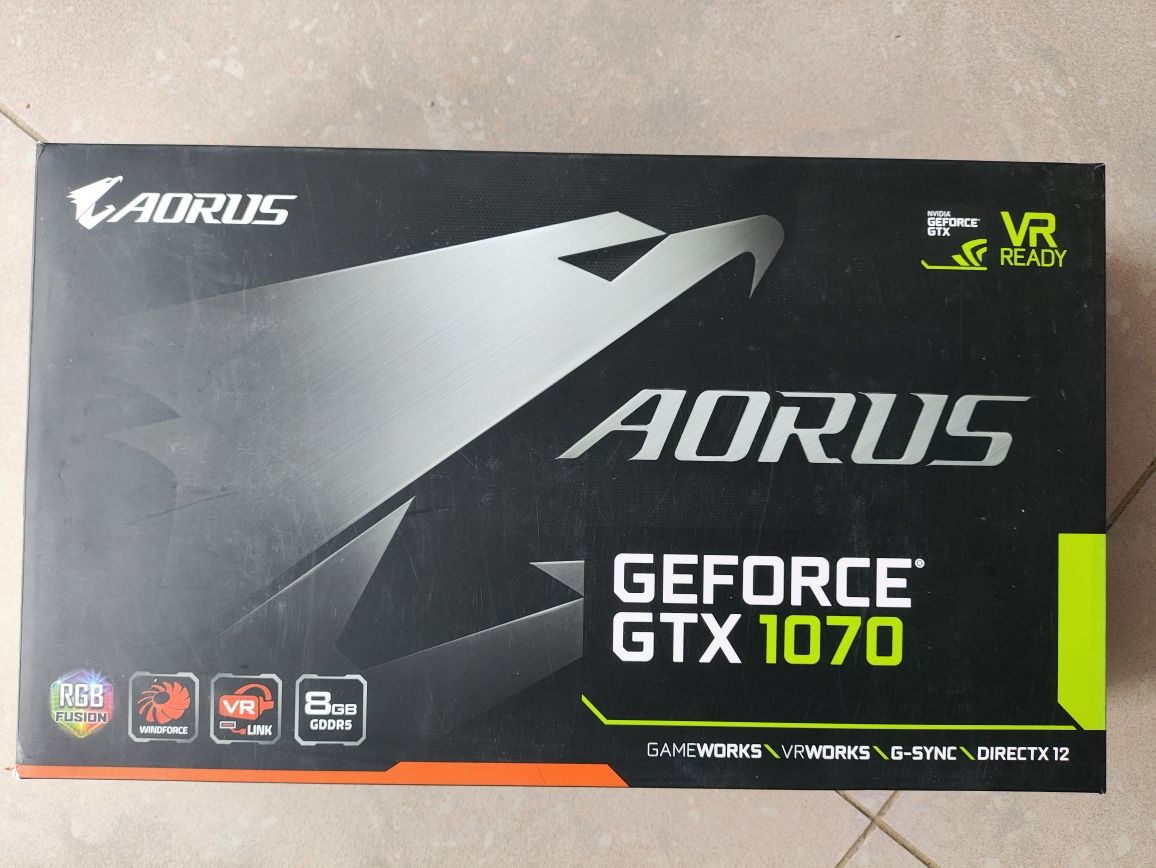 Karta graficzna GPU GTX1070 8GB Gigabyte Aorus