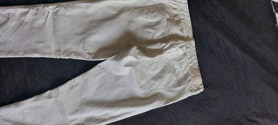 Spodnie białe damskie H&M 29/32