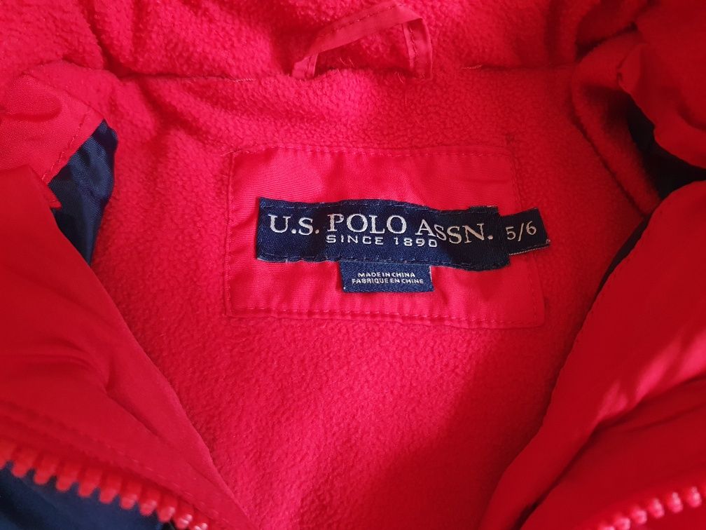 Zimowa kurtka chłopięca US Polo Ralph Lauren 5/6lat