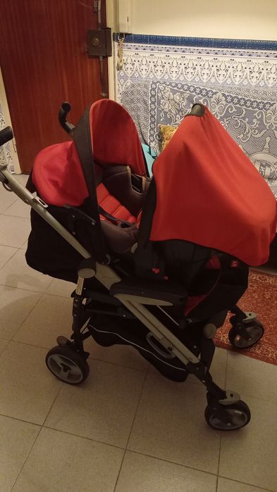Carrinho de bebé Zippy 3 em 1 com oferta do triciclo..