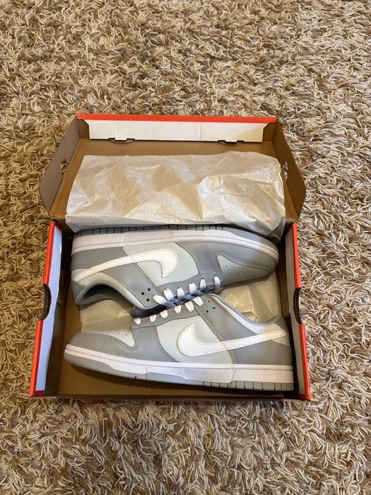 Nike dunk Low Retro Pure Plapinum/white wolf grey Rozmiar 42,5
