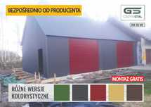 Garaż Blaszany - HALA MAGAZYNOWA - Magazyn - Wiata - Hala - GRZYWSTAL
