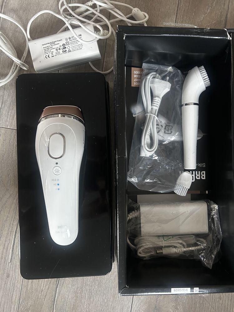 Depilator laserowy silk expert  5 typ 6029 plus  myjka
