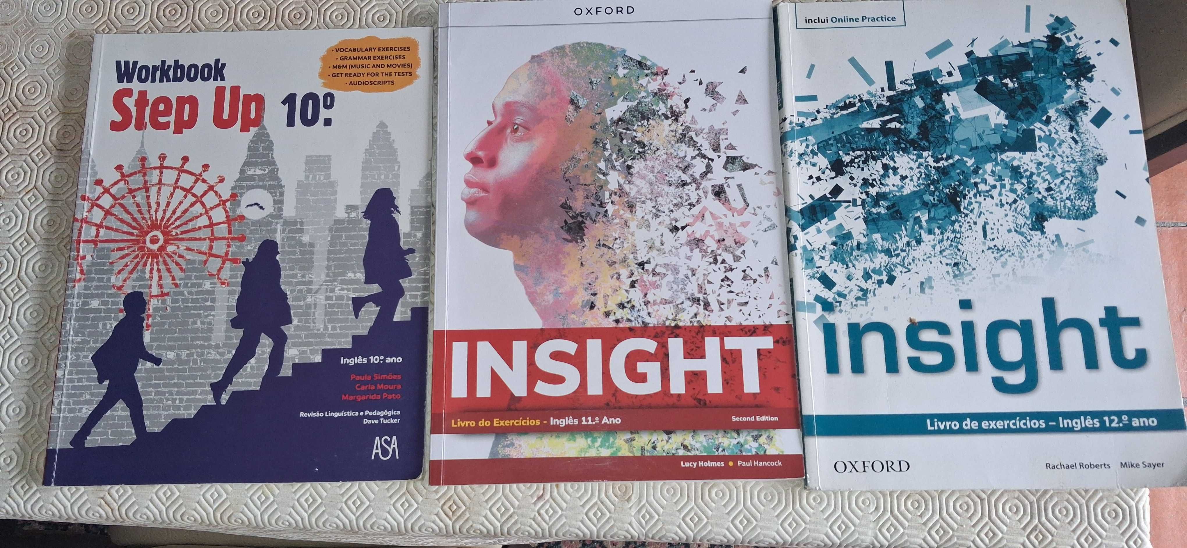 Livros fichas ingles 10, 11 e 12 ano