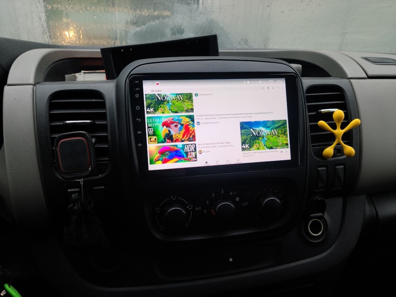 Мощная магнитола Renault Trafic, CarPlay+4G sim 8 ядер Android 13