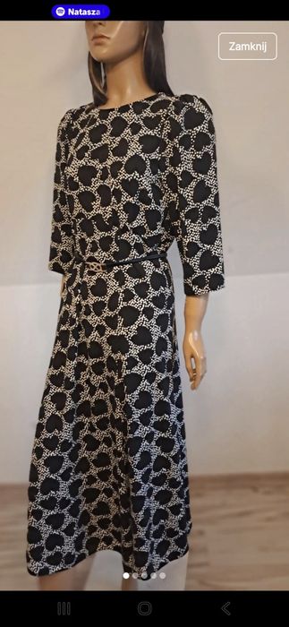 Sukienka w  panterkę