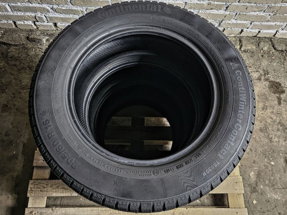 Зимові 205/60r16 Continental | 7mm | 2020 | Антипрокол | Преміум шини