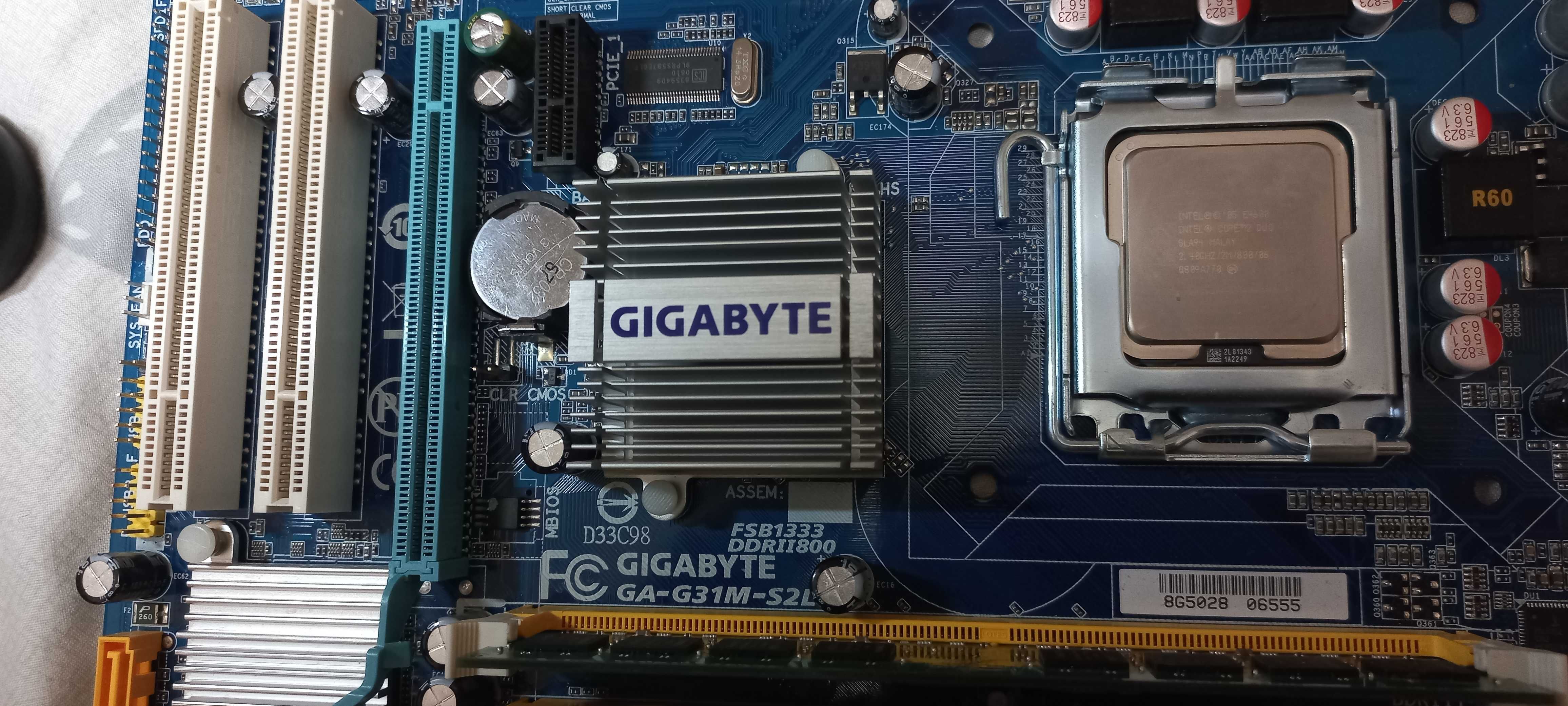 Gigabyte GA-G31M-S2L + C2Duo E4600 + 2Gb DDR2