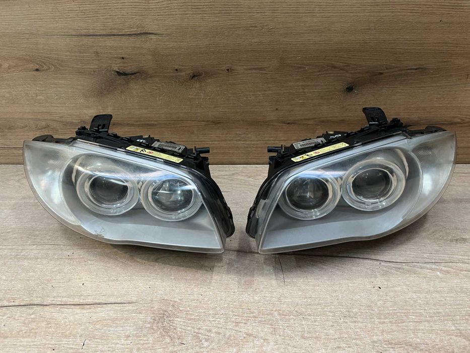 Lampa/reflektor przedni lewy prawy Bmw 1 E87 Xenon