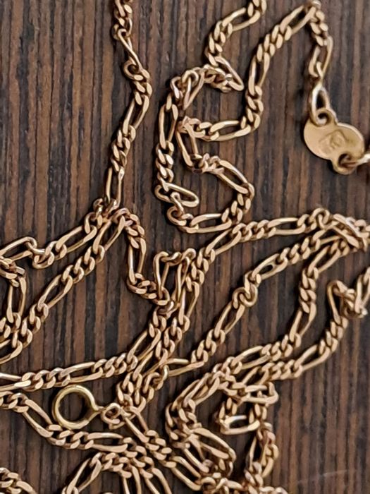 Złoty łańcuszek splot Figaro 3g