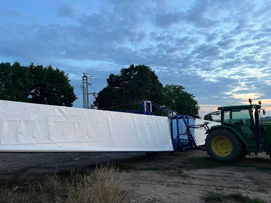 kombajn do ogórków, samolot do rwania ogórków