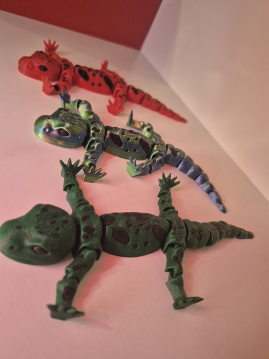 Flexi Jaszczurka 3D (Wydruk)