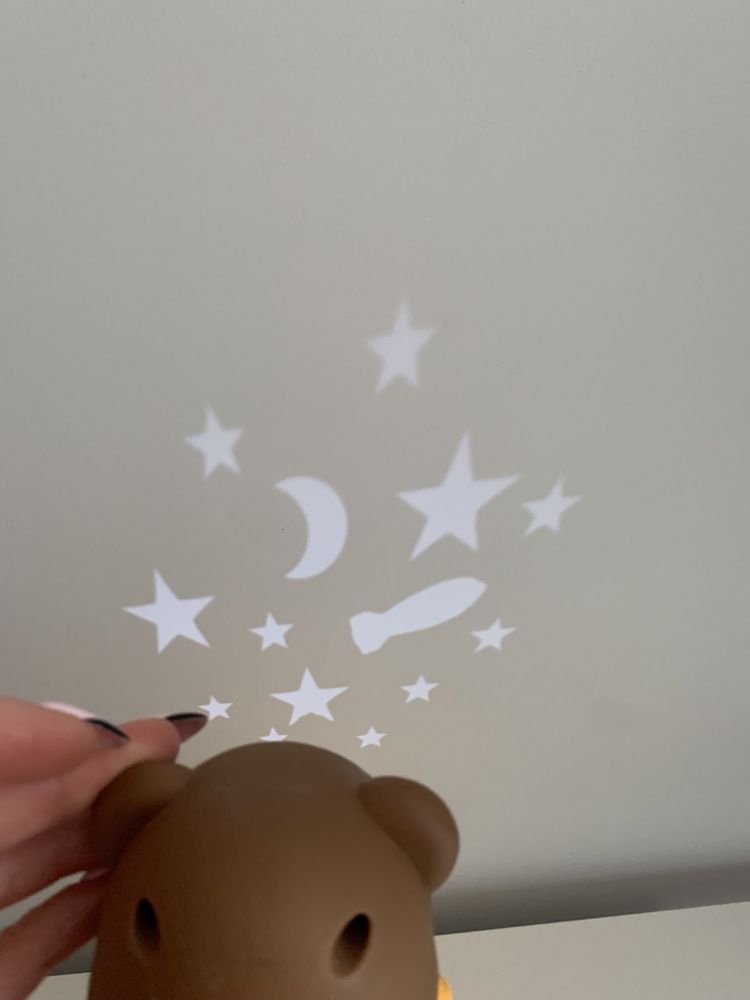 Lampka Miś z rzutnikiem