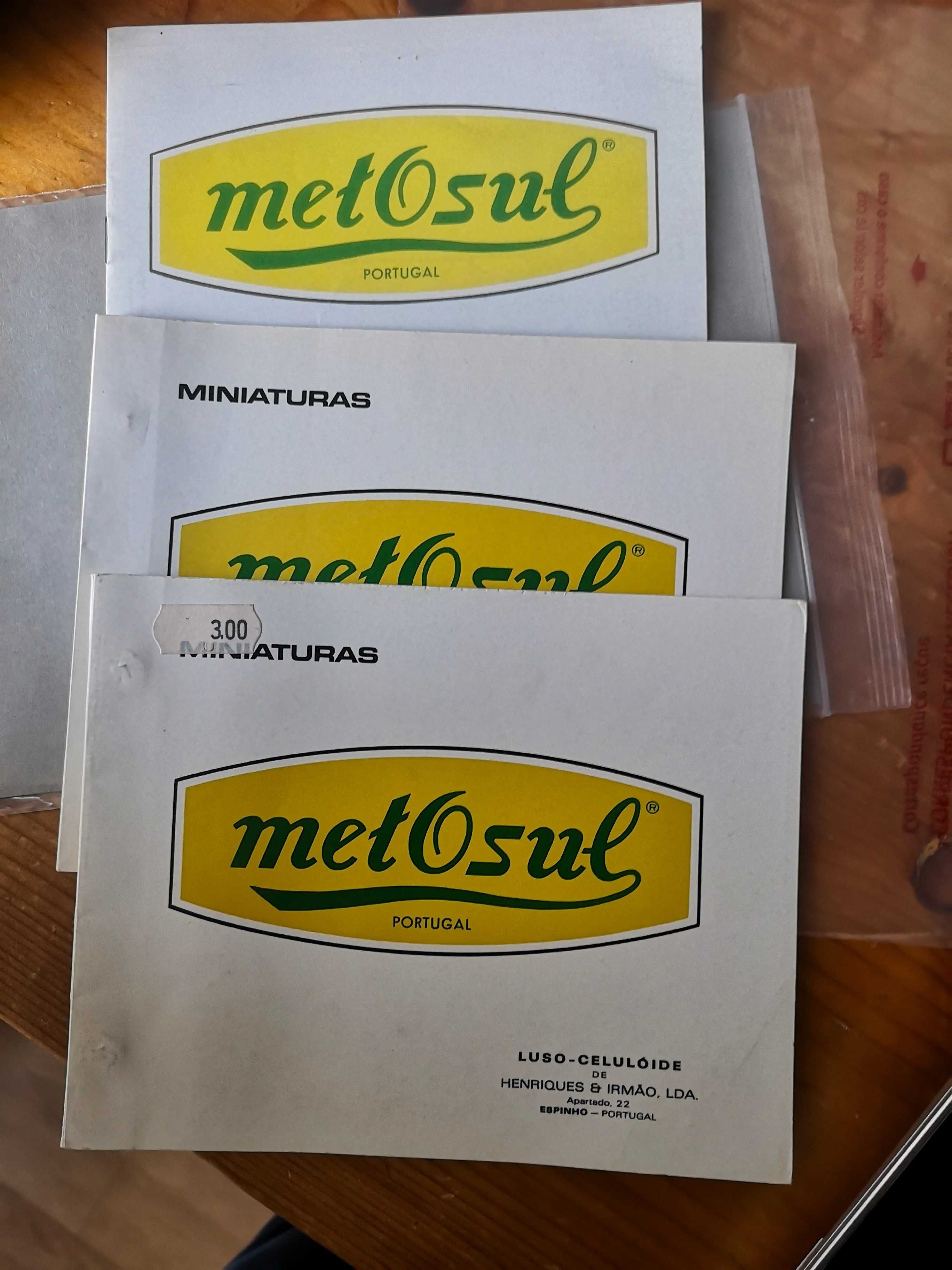 Catálogo de Miniaturas da METOSUL .