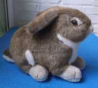 Мягкая игрушка : Крупный заяц (имитация живого)