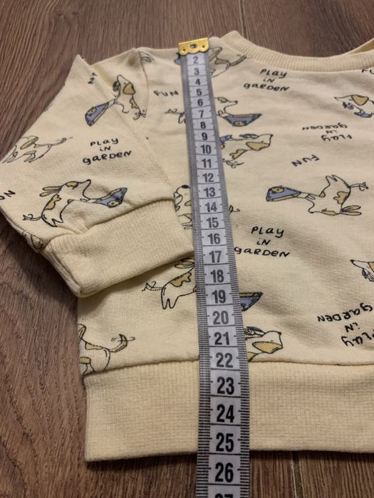 Żółta bluza niemowlęca Fox&Bunny pieski r. 62 68 bluza chłopięca