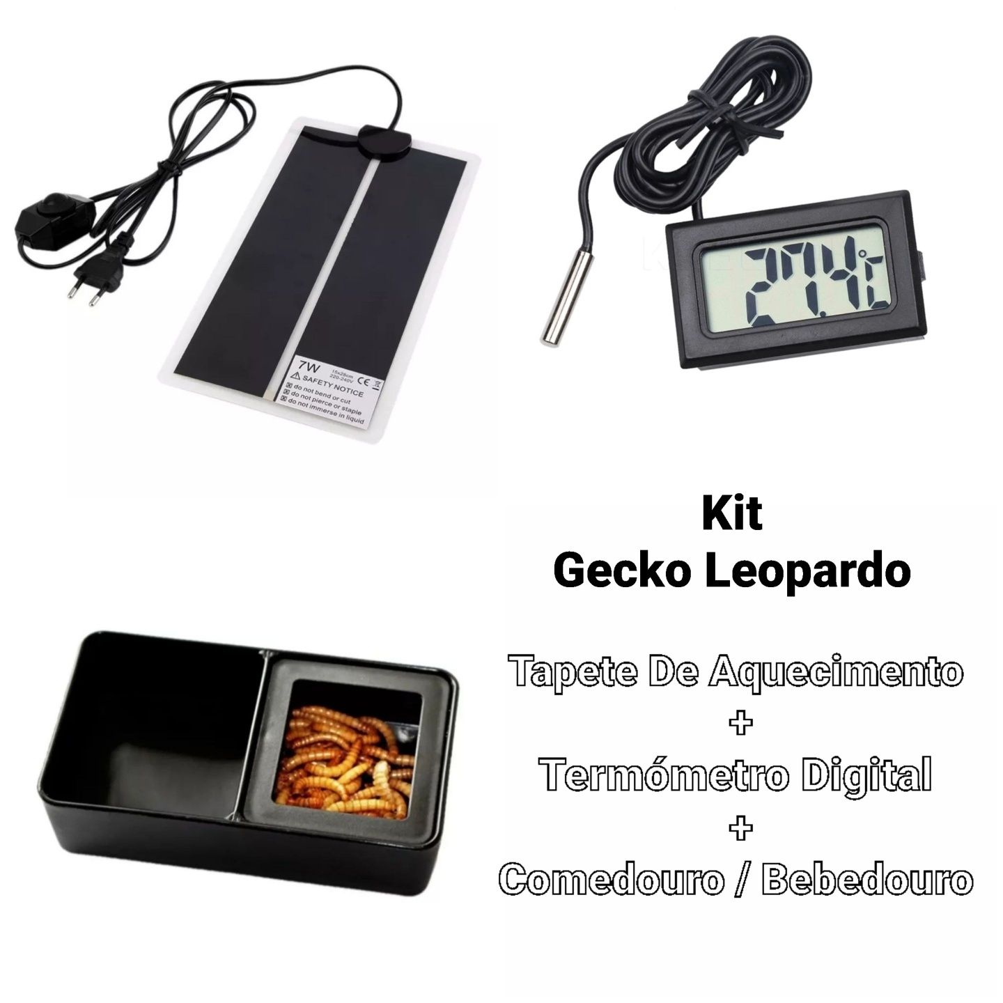 Kits para geckos leopardo - NOVOS