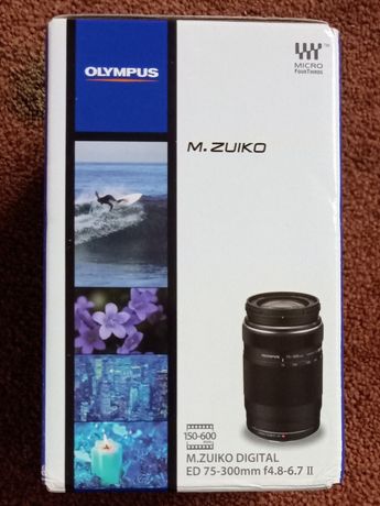 Obiektyw Olympus M. Zuiko Digital 75-300 F/4.8-6.7 II nowy Panasonic