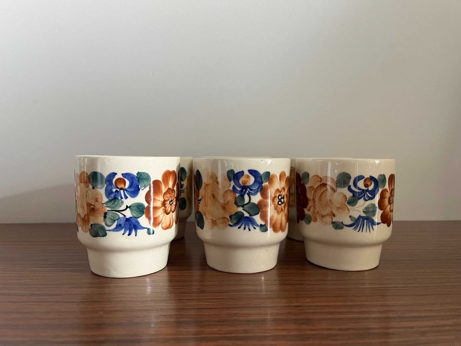 komplet czarek Włocławek - 6 sztuk