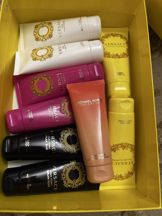 Balsamy i zele versace zestaw