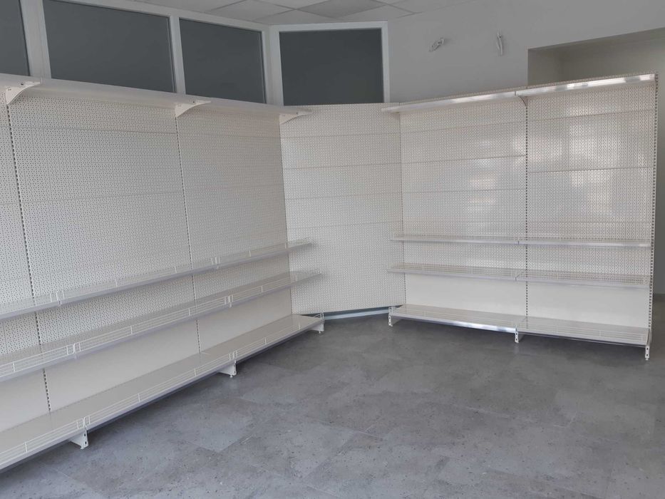 Стелажі торгові. Полички, касові столи, холодильні вітрини