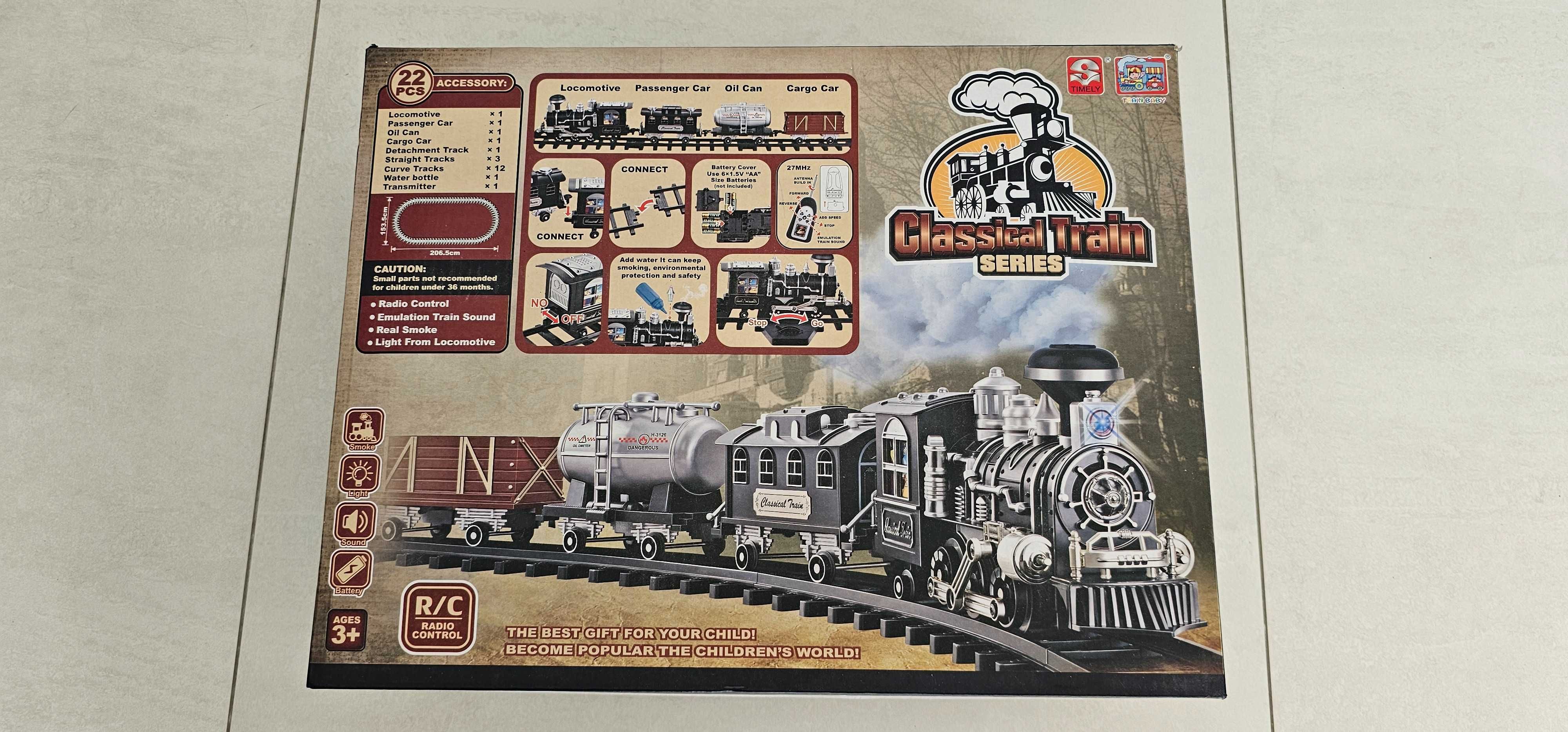 Kolejka elektryczna na pilota Classical Train - bardzo dobry stan