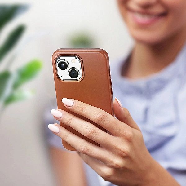Dux Ducis Naples etui iPhone 14 magnetyczny skórzany pokrowiec MagSafe