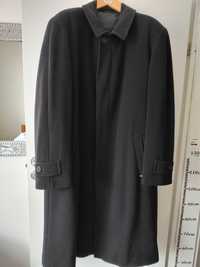 płaszcz męski 100% wełna czarny zimowy Warmia nowy