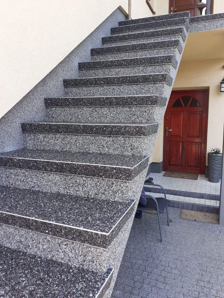 Kamienny Dywan Żywica zywica do garazu Microcement posadzki żywiczne