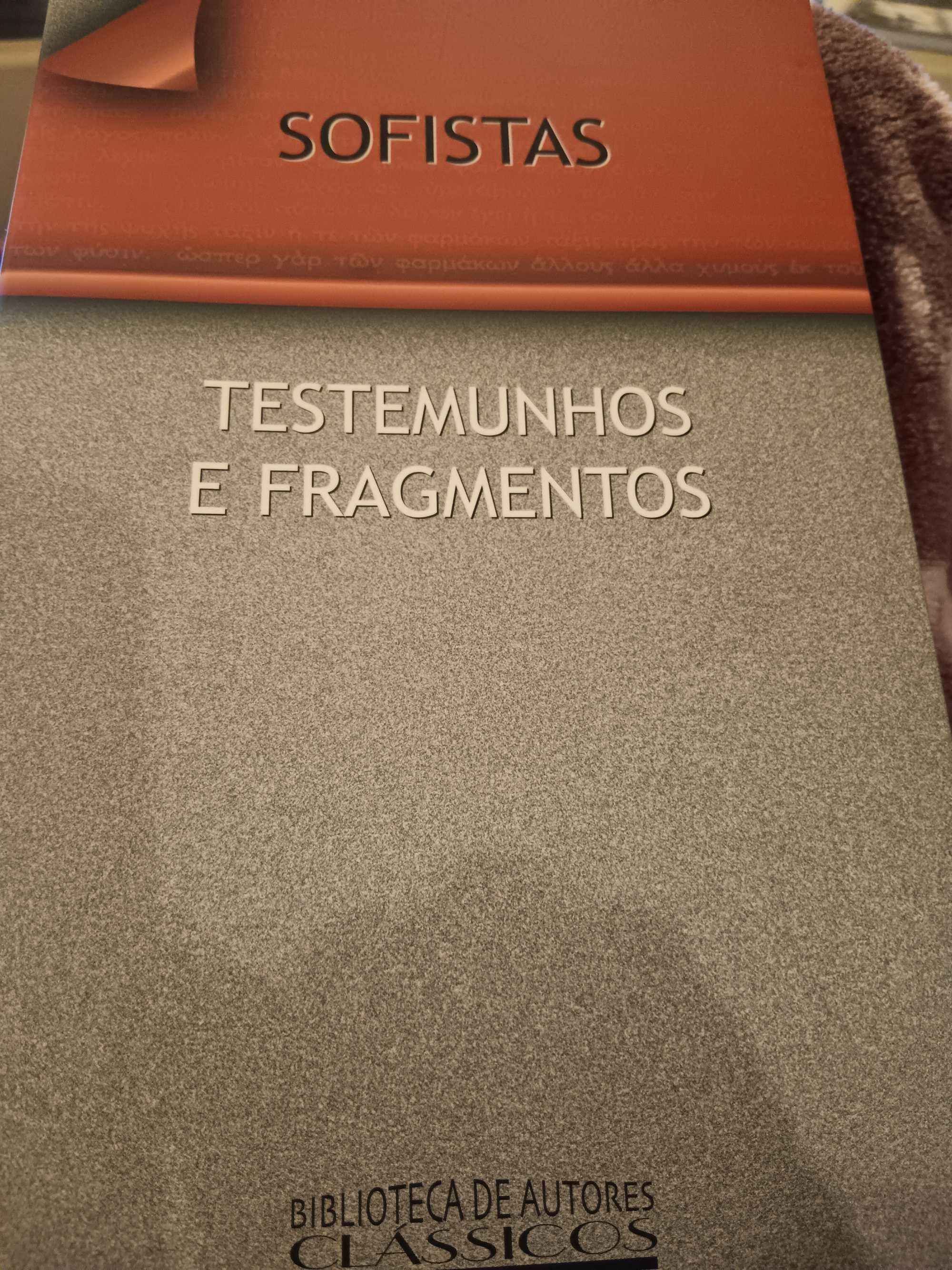 Sofistas Testemunhos e Fragmentos