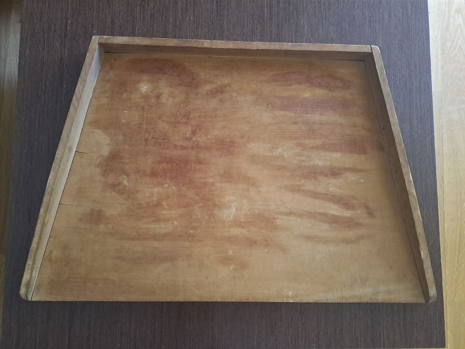 Drewniana stolnica PRL