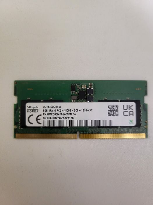 Оперативна пам'ять DDR5 SODIMM 8GB SK Hynix (2 шт.)