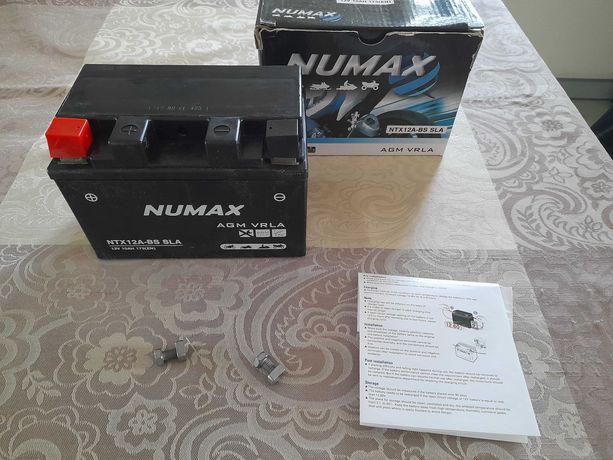 Akumulator motocyklowy Numax Premium AGM NTX 12A-BS