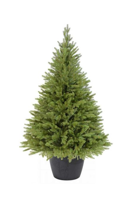 Choinka jak żywa świerk PE w donicy  160 cm Nowość 2024