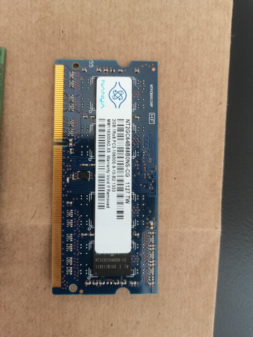 Pamięć RAM 3GB (2+1) DDR3 1066MHz