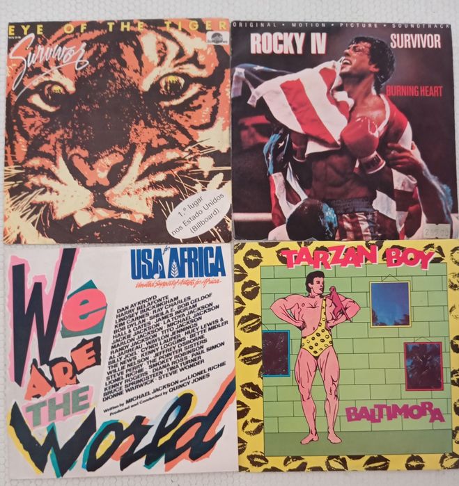 Discos em vinil 7", desde 1€ cada