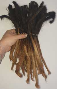 Cabelo humano rasta dreads