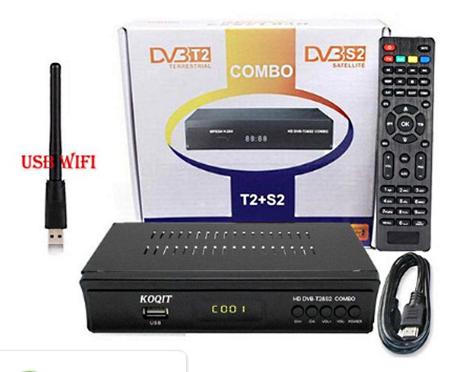 комбиресивер "KOQIT" спутник-эфир DVB-S2+DVB-T2+IPTV