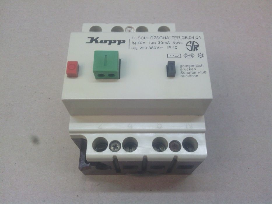 Interruptor Diferencial Kupp 40A/30mA 4 Polos 220/380V
