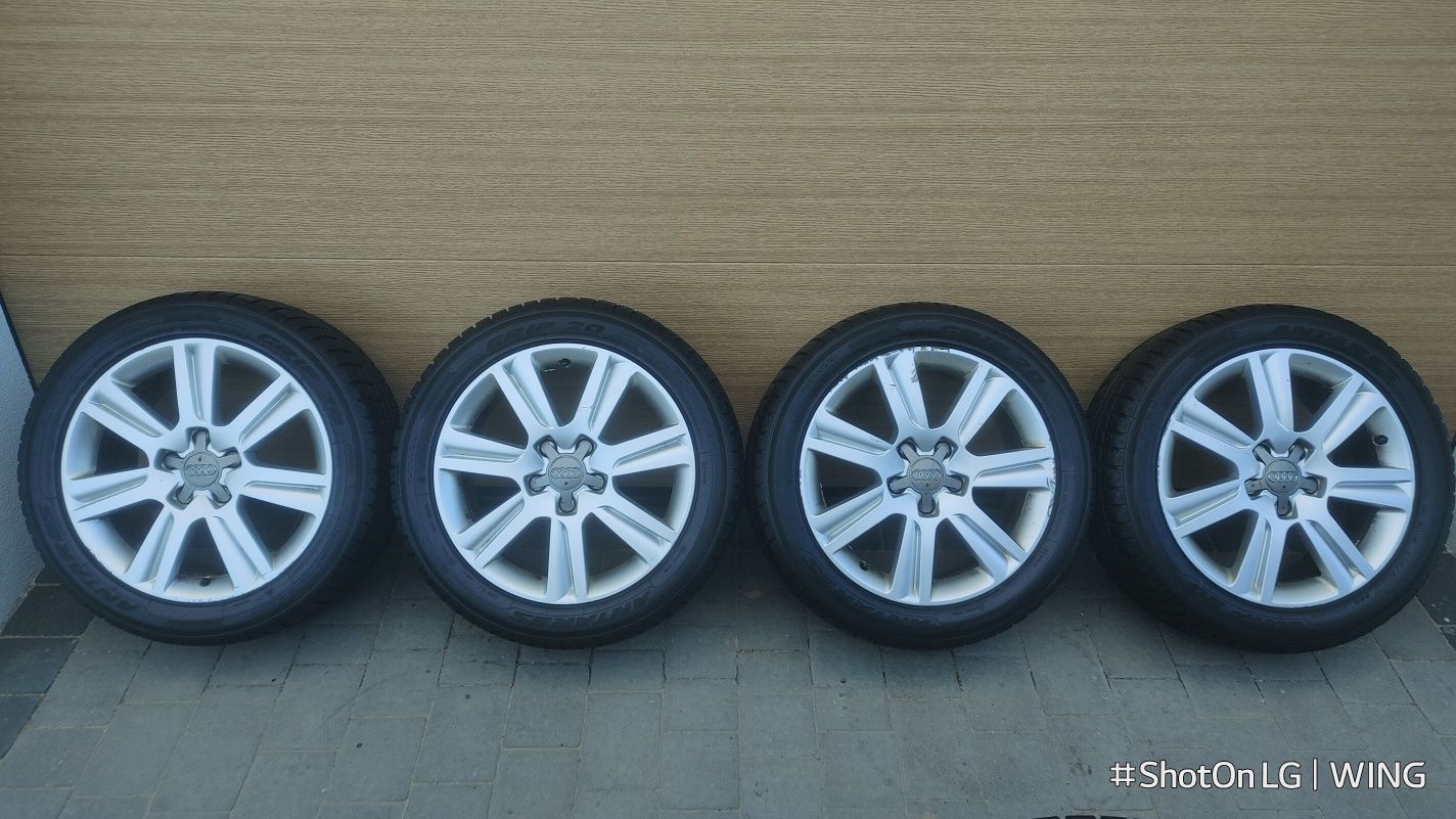 Felgi 5x112 Audi z oponami 225/50r17 Et 45