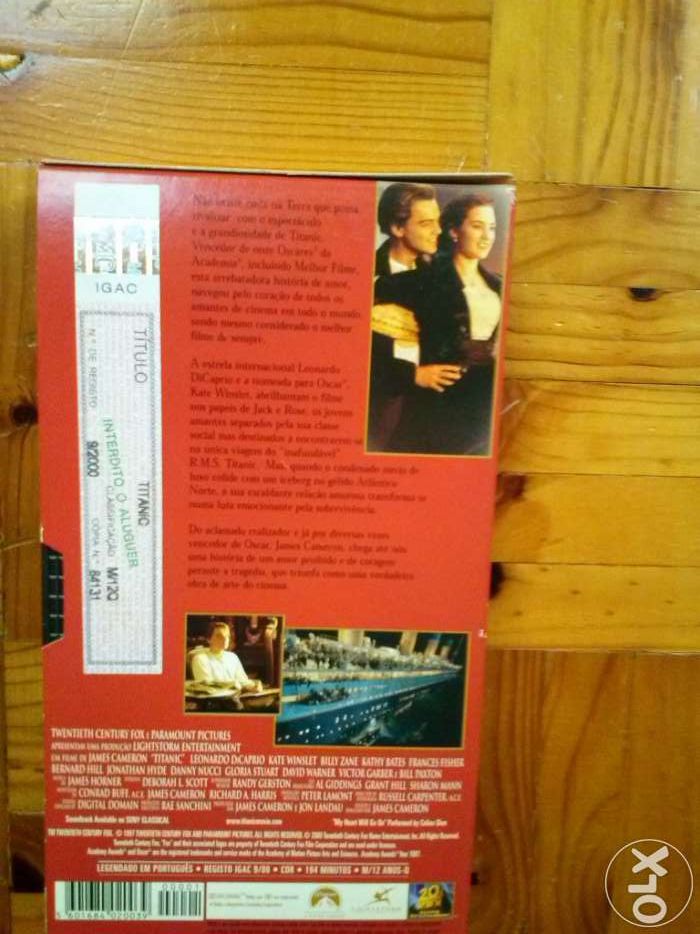 VHS Titanic - Os Melhores Filmes da nossa vida